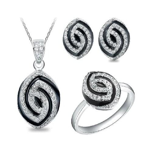 JS S160 2015 New Arrival Necklace Earring Ring Sets High Quality Bridal Jewelry Sets Nickel Free Elegant Women Jewelry Wholesale