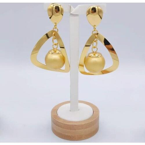 Dubai Costume Jewelry Unique Drop Earrings for Women Pendants Necklaces Small Stud Earrings Jewellery Sets Accessories