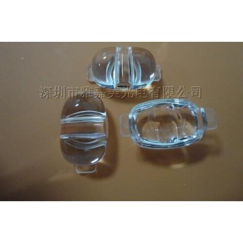 Streetlight Lenses 24mm x 13.4mm LED Lens 120 degrees,1W 3W Lens