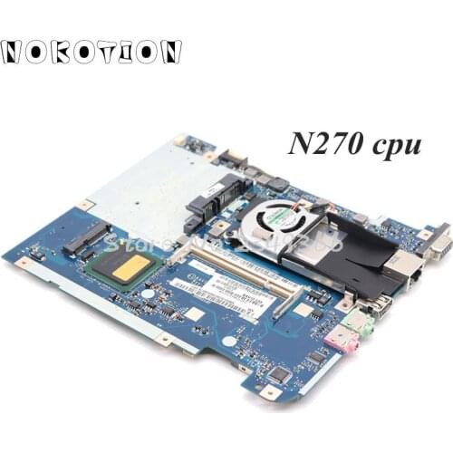 NOKOTION MB.S5702.001 MBS5702001 For Acer aspire D150 Laptop Motherboard KAV10 LA-4781P N270 CPU DDR2