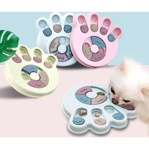 Dog Bowl Puzzle Toy Puppy Interactive Slow Dispensing Bowl Pet Dog Training Playing Game For Medium Large Dog IQ Promote