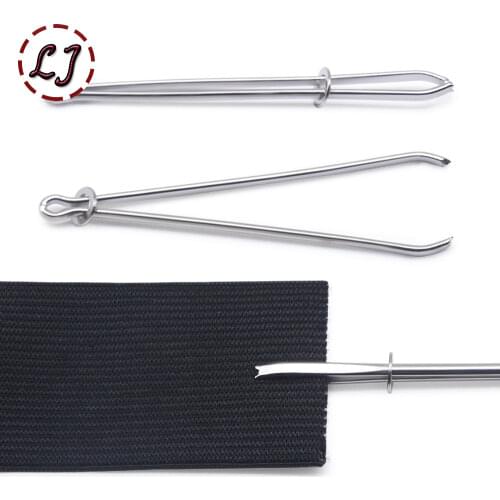 New 5pcs/lot Elastic Band/rope Wearing Threading Guide Forward Device Tool Needle Sewing garment accessory DIY