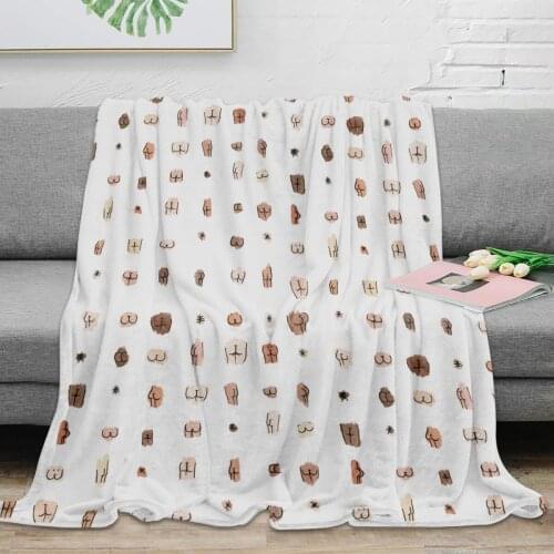 Butts Throw Blanket Warm Microfiber Blanket Flannel Blanket