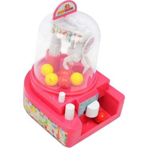 Plastic Simulation Grabber Machine Pretend Role Play Toy for Kids - Pink