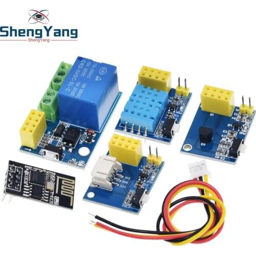 TZT ESP8266 5V WiFi relay module DS18B20 DHT11 RGB LED Controller Things smart home remote control switch phone APP ESP-01S