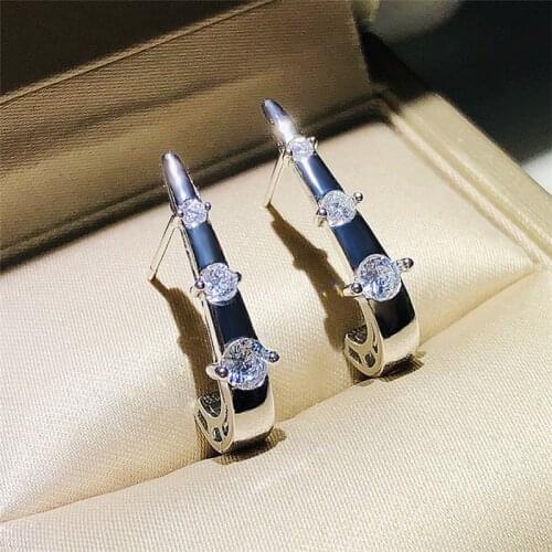 Blaike 2020 New Fashion Statement Silver 925 Jewelry Bamboo Stud Earrings for Women Wedding Party Jewelry Birthday Gifts