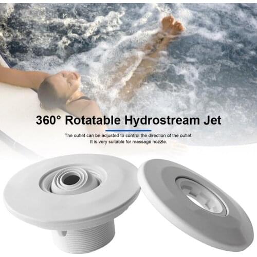 Swimming Pool Spa Eyeball Jet Replacement 360 Rotatable Opening Hydrostream Jet