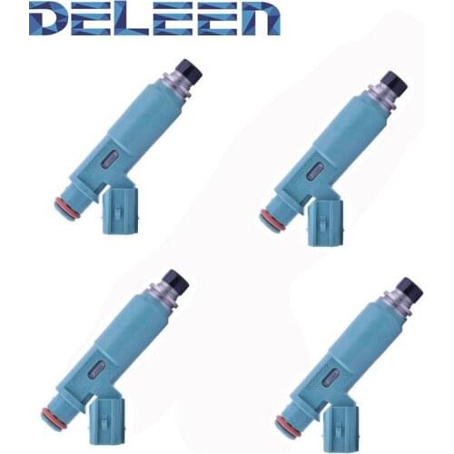 Deleen 4x High impedance Fuel Injector 23250-28020 / FJ452 For Toyota Car Accessories