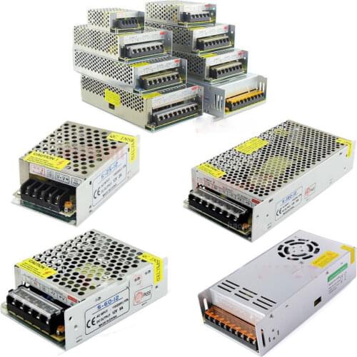 Lighting Transformers DC 5V 12V 18V 24V 36V 48V Power Supply Adapter 1A 2A 3A 5A 6A 8A 10A 15A 20A 30A 40A LED Driver LED Strip