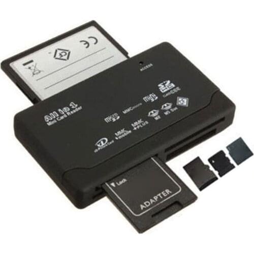 Unvesal Card Reader All In 1 USB 2.0 Card Reader SD Card Reader Adapter TF CF SD Mini SD SDHC MMC MS XD Reading Device