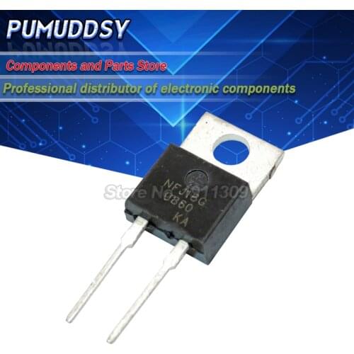 10PCS MUR860 U860 MUR860G TO-220 8A/600V ultrafast recovery diode