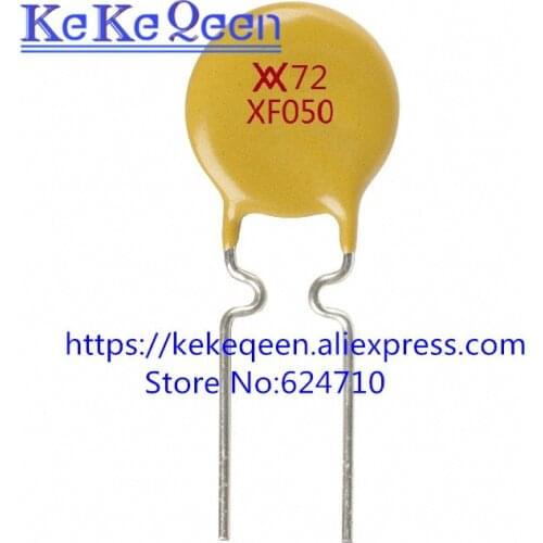 10PCS/LOT Self recovery fuse RXEF050 XF050 72V 0.5A 500MA PPTC