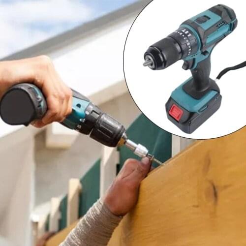 13mm Cordless Brushless Impact Electric Drill Screwdriver Compatible 1815 1820 1830 1840 1850 1860 Lithium Battery Power
