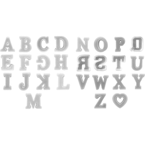 26Pcs Silicone Alphabet Molds Large Letter Molds Epoxy Resin Molds for DIY Craft Birthday Party Wedding Home Decoration