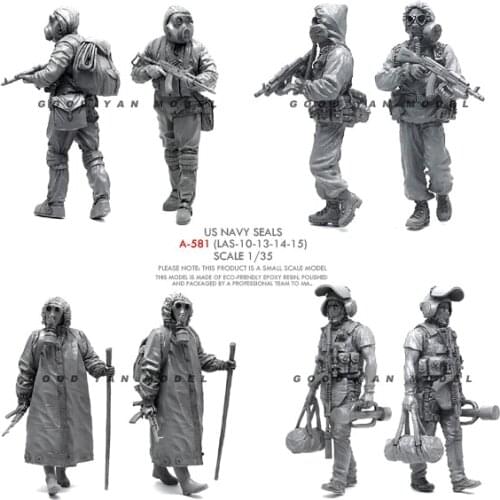 50mm 1/35 Resin model kits figure colorless and self-assembled A-581