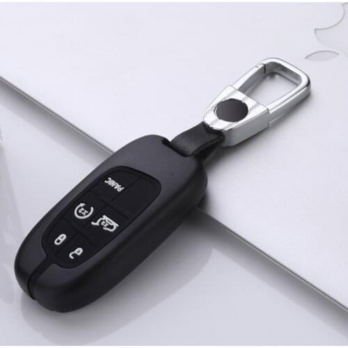 Aluminium Alloy Car Key Case Full Cover for Fiat Jeep for Dodge Ram 1500 Journey Charger Dart Challenger Durango Accessories