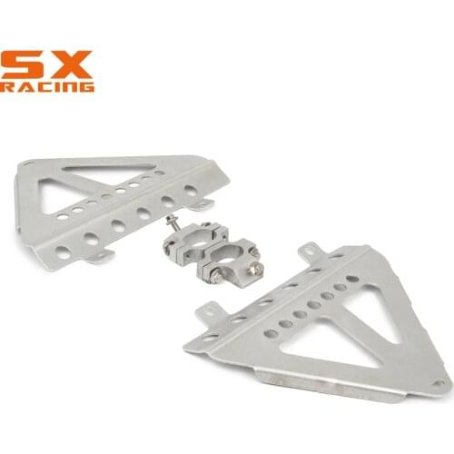 Motorcycle Radiator Guard Bracket Aluminum Set For Honda CRF250R CRF 250R 2014 2015 2016 Dirt Bike