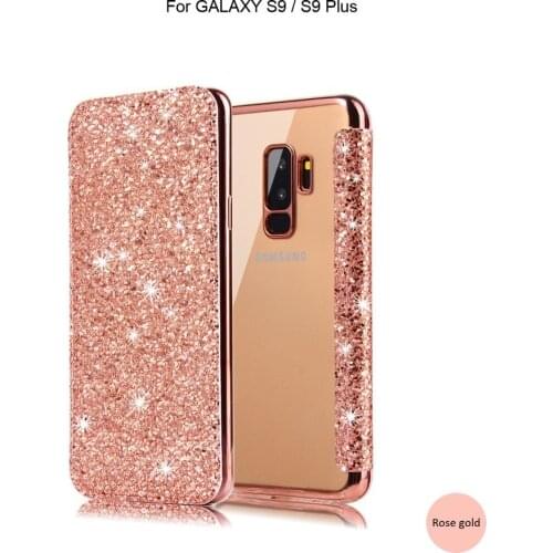 Case For Samsung S9 Note8 Case 2019 Luxury Brand Glitter Flip Case Phone Shell For Sumsang S10lite S10plus S8 S8plus Cover