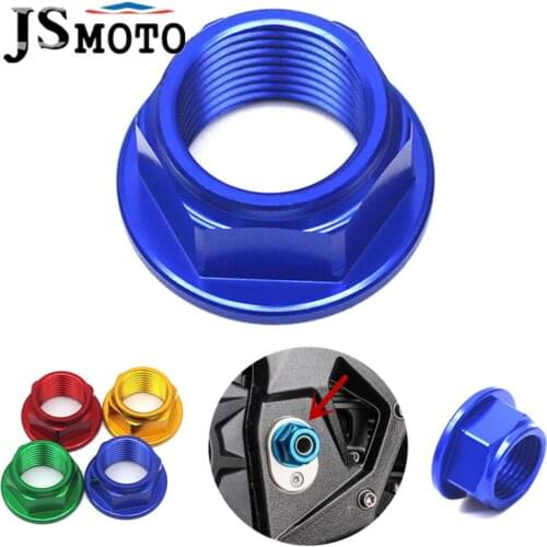 For Honda CB650F CBR600 F CB1000R CBR600RR Horent 600 SV650 SV650S Swing Arm Pivot Shaft Nut Screw Bolt pad Motorcycle CNC