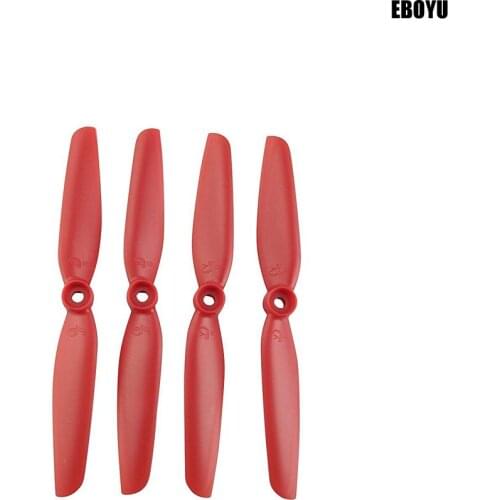 EBOYU 4pcs * Propeller Blades for MJX B6 B6F B6FD Bugs 6 B5W RC Brushless Drone RC Quacopter Aircraft Blade Parts Propeller