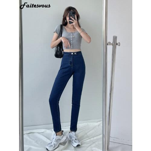 Женские зауженные джинсы Faitesvous China At AliExpress