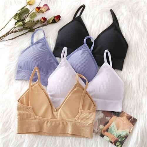 FINETOO Underwear Women Bra Set Tank Top Push Up Bra + Panty Sexy Lingerie For Female Underwear Intimates Backless Bralette