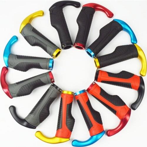 Bicycle Grip Cover Mountain Bike Bilateral Locking Grip with Vice Handle Ergonomic Claw Vice Handle Mountain Bike Grips