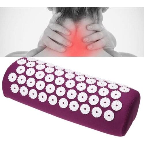 Acupressure Pillow Massager Neck Massage Cushion Relieve Stress Pain Spike Acupuncture Yoga Mat with Pillow Drop shipping