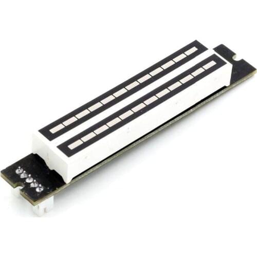 Mini Dual 12 Level Indicator VU Meter Stereo Amplifier Board Adjustable Light Speed Board with AGC Mode DIY Kits