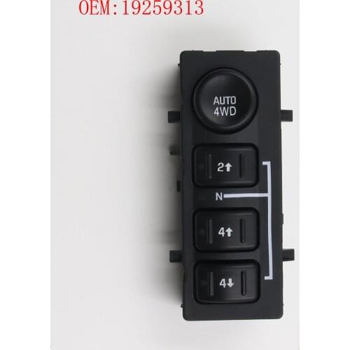 NEW 4WD 4x4 Wheel Transfer Case Selector Button Dash Switch for Chevrolet Silverado Suburban 15136039, 15164520, 19259313