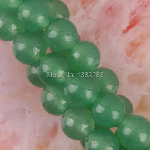 ! Wholesale 6MM Green Aventurine Round Loose Beads chalcedony 15" 2pcs/lot fashion jewelry JT6139