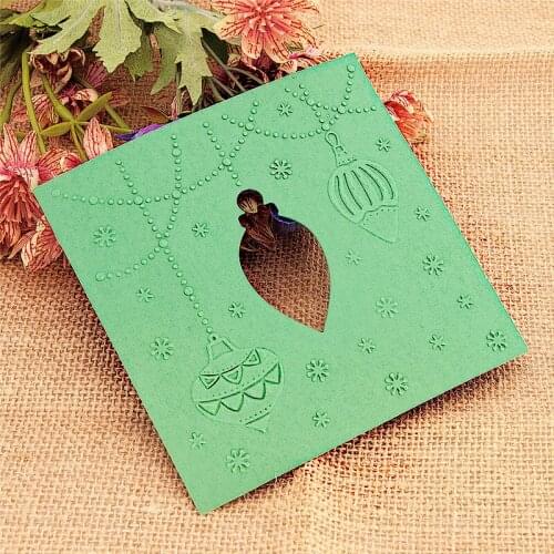 Creative Design Embossing Folders Plastic Halloween Scrapbooking DIY Template Fondant Cake Photo Album Christmas Card Making