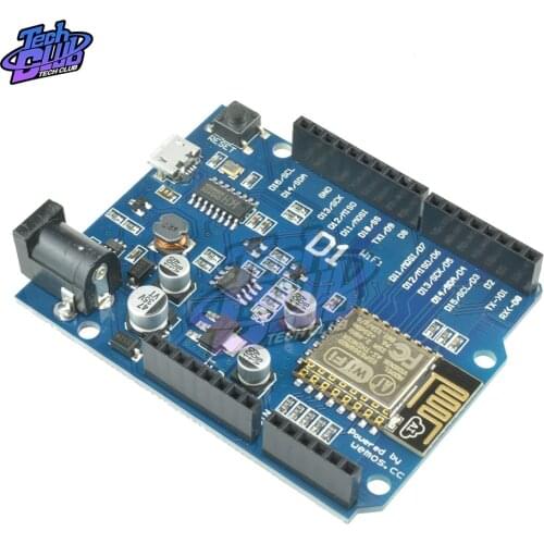 WeMos D1 CH340 CH340G WiFi Development Board ESP8266 ESP-12 ESP-12E Module for Arduino IDE R3 Micro USB ONE 3.3V 5V 1A