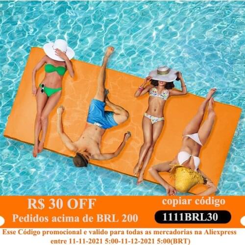 1.8M/70.9in Swimming Floating Pad Summer Fun Water Blanket Outdoor Tear-Resistant XPE Foam Swimming Pool Float Mat Bed Mattress