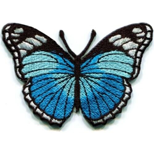Custom Embroidered Patch MONARCH BUTTERFLY - Iron On Applique badge emblem custom-made embroidery awailable
