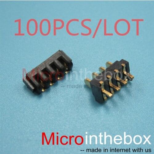 100PCS/LOT Battery Connector for RC quad copter parts drone 2A quick charge female connector male connector pitch 2.0mm 4Pin SMT