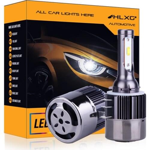 H15 LED Bulbs Headlight Super Bright Error Free Wireless 12V CSP Auto Headlamp Bulb 6500K White 16000LM 90W Canbus 2pcs hlxg