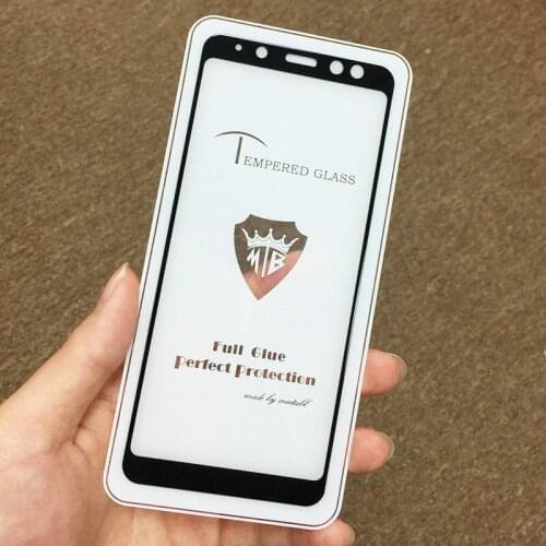 Full Glue Cover Tempered Glass Screen Protector Film For Samsung Galaxy A8 2018 Duos A530F A530 A8 plus 2018 A730F A6 Plus 2018