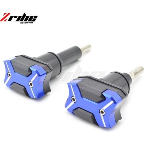 1 pair Aluminum Motorcycle Frame Sliders Crash Engine Guard Pad Aluminium Side Shield Protector For Yamaha YZF1000 R1 2015-2016
