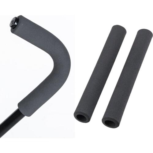 2Pcs/Set Stroller HandleBar Foam Cover Umbrella Pram Replacement Sponge Grip Armrest Protector Accessories Black Non-Slip