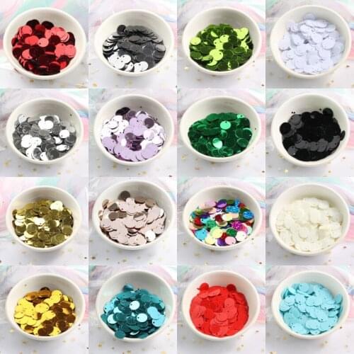 200g/Lot 10mm Flat Round Loose Sequins Paillettes Sewing Wedding Crafts Women DIY Accessory 2021Lentejuelas Para Coser
