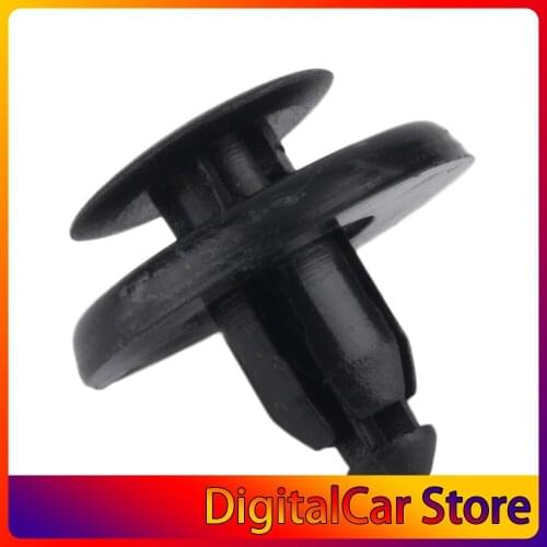 2018 Hot selling 50pcs 19.15 x 19.8mm Auto Car Plastic Rivet Fastener Clips Trim Panel Fit 7mm Hole for Toyota