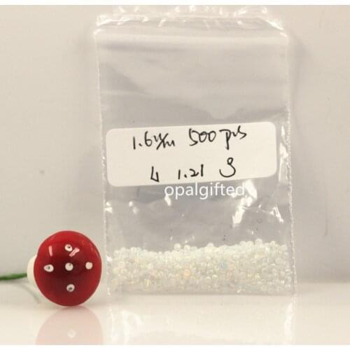 500pcs/lot) 1.6mm synthetic snow white Fire round cabochon opal synthetic opal cabochon for Body Jewelry sale on Aliexpress