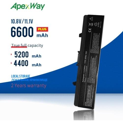 ApexWay 11.1v New Laptop Battery For DELL Inspiron 1545 1525 1526 for Vostro 500 C601H D608 HGW240 HP297 M911G RN873 X284G XR693