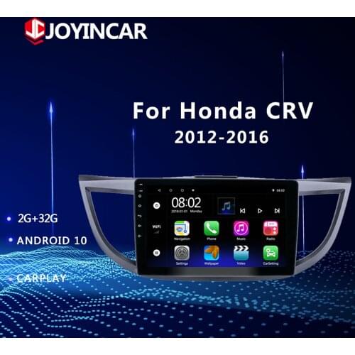 10.1" Android 10.1 Car radio GPS Navigation for Honda CRV 2012-2016 Multimedia Video Player Stereo FM BT USB WIFI DSP carplay