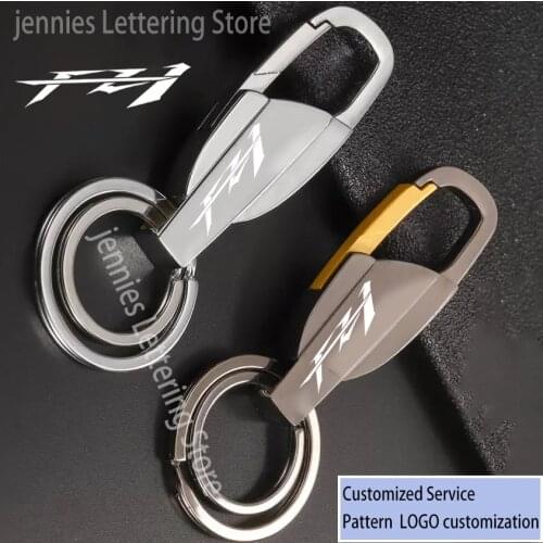 Motorcycle Keychain Alloy Keyring Key Chain with Logo Key ring For YAMAHA FZ1 FAZER fz 1 Accessories