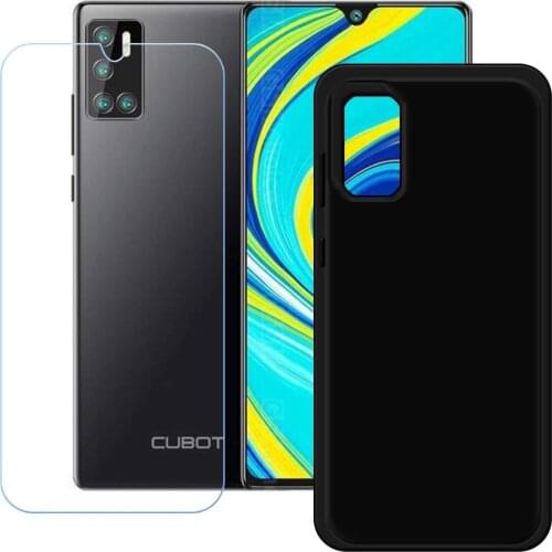 For Cubot P40 6.2“ Case Cover + Screen Protector Tempered Glass Protective Film for Cubot P40