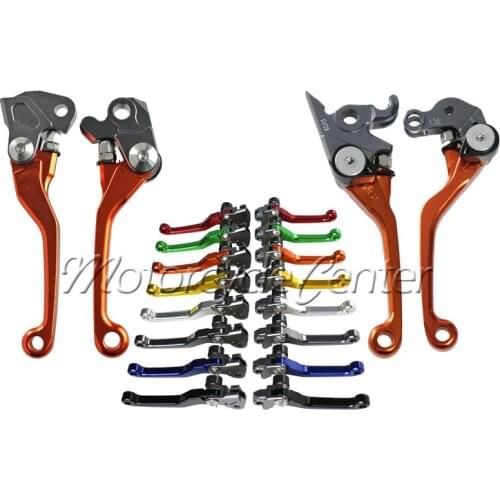CNC Brake Clutch Levers For Kawasaki KX125 KX250 KX250F KX450F KX 125 250 250F 450F Adjustable Pivot Racing Dirt Bikes Motocross
