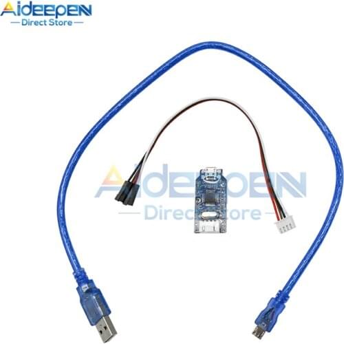 OB ARM Emulator Debugger Programmer Downloader Replace V8 SWD M74 For Arduino For J-Link With Micro USB Cable 4 Pin Jumper Wire