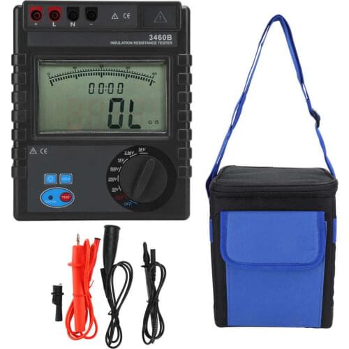 ETCR-3460B Insulation Resistance Tester 50V-5000V Digital Megohmmeter Resistance Meter